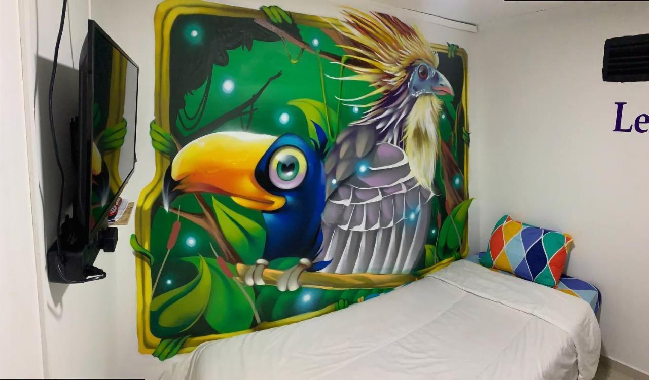 The Mural Hostel Bogotá Exterior foto